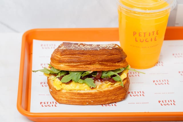Breakfast Croissant.