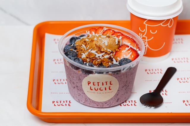 Blueberry Banana Smoothie Bowl.
