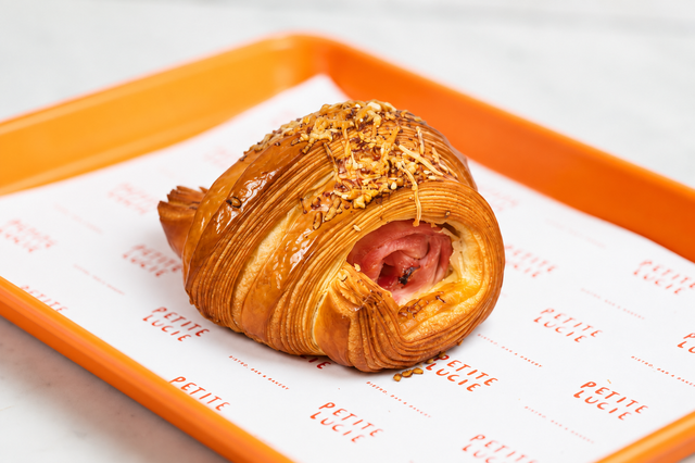 Smoked Ham & Asiago Croissant.